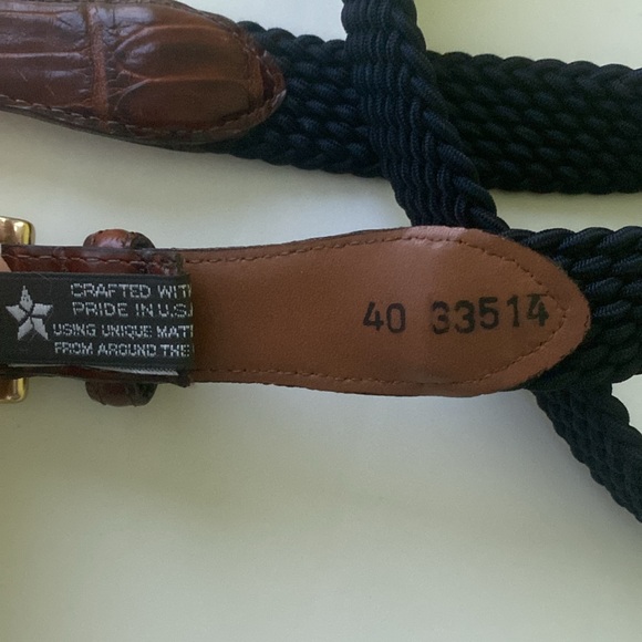 Vintage Brighton Crocodile, Nylon Belt - Picture 5 of 7